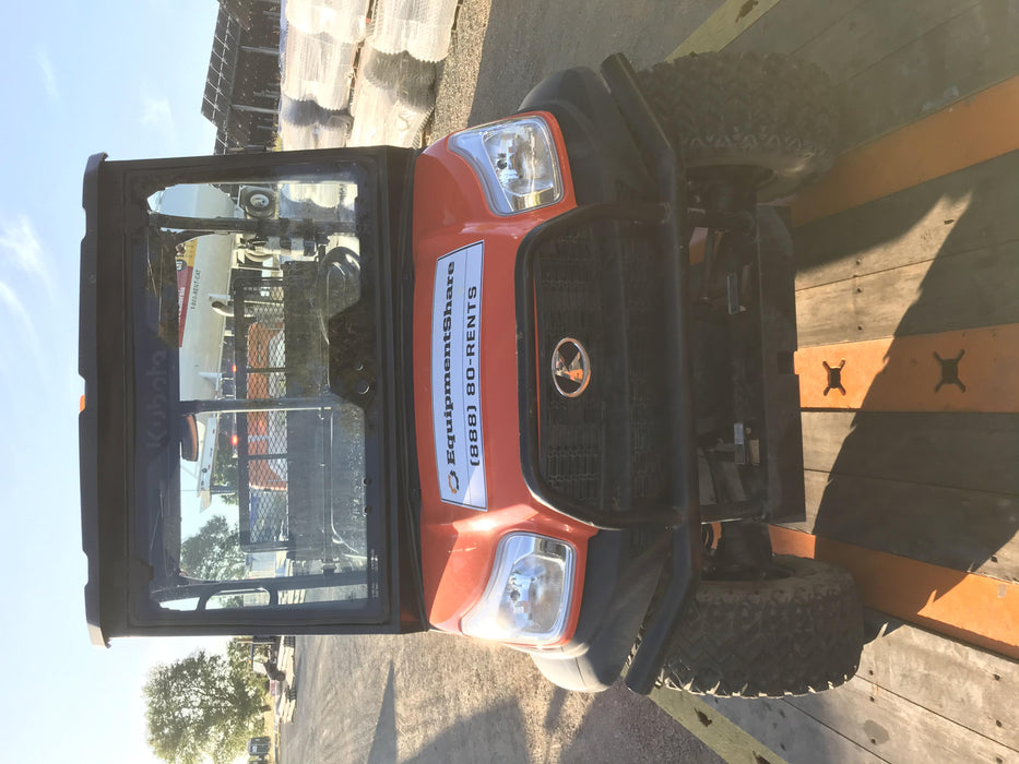2019 Kubota RTV-X1140W-H 4wd Utility Cart, LED Strobe, Windshield Tempered Glass, Plastic Canopy, Wire Harness Kit, Backup Alarm