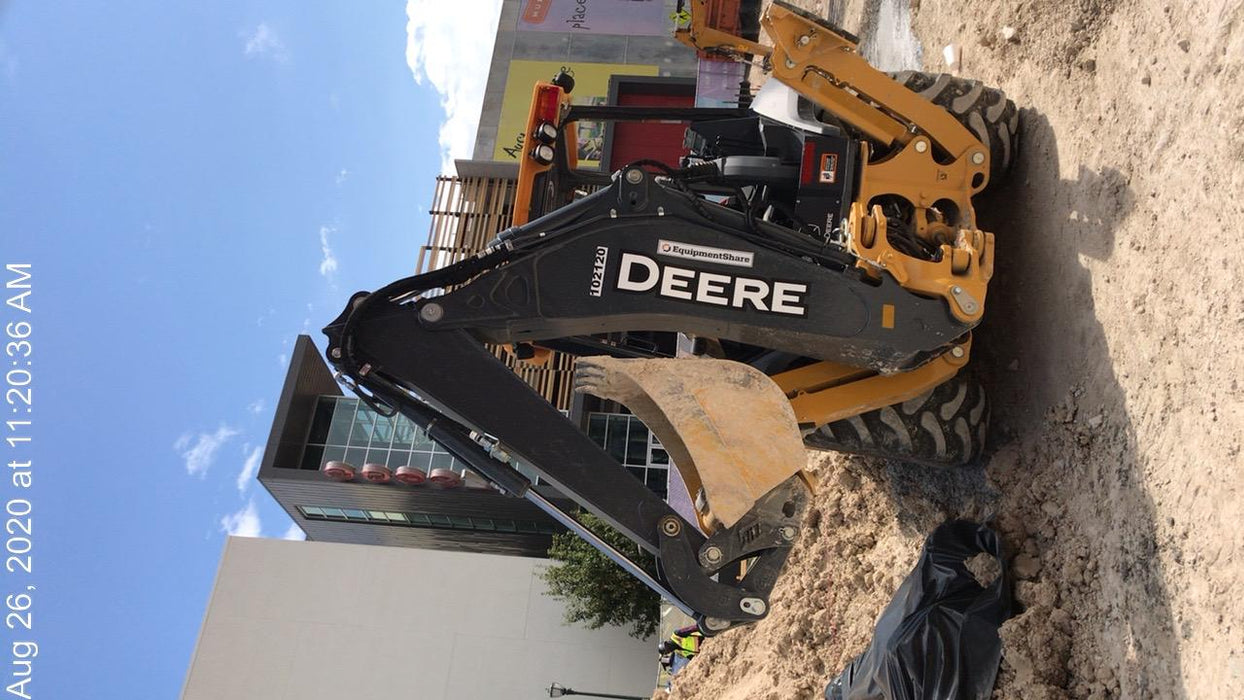 2020 John Deere 310LEP Canopy, 4WD, Standard Stick, Pilot Controls, 2 Way Hydraulics, TAG Manual QC