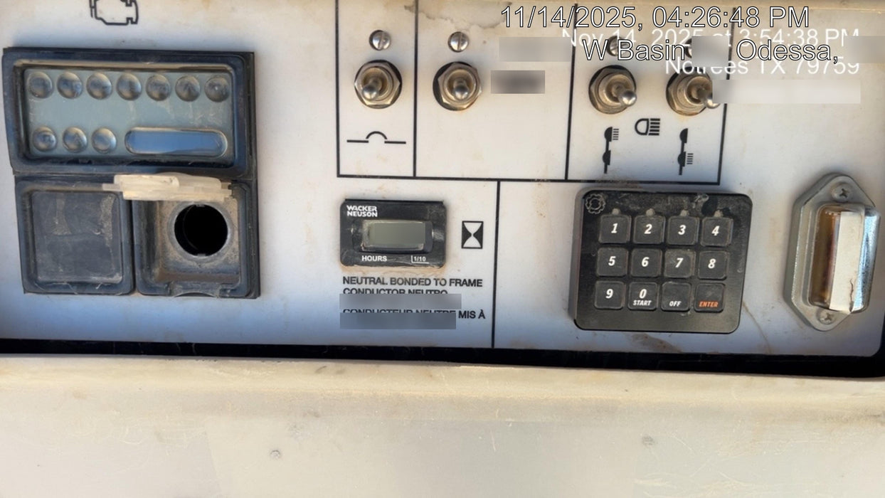 2018 Wacker Neuson LTV6L-MH LTV6L Mobile Light Tower w/Fuel Level Sensor Installed