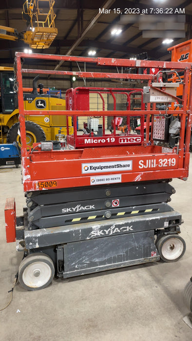 2019 Skyjack SJIII-3219 Standard Options, Trojan Batteries