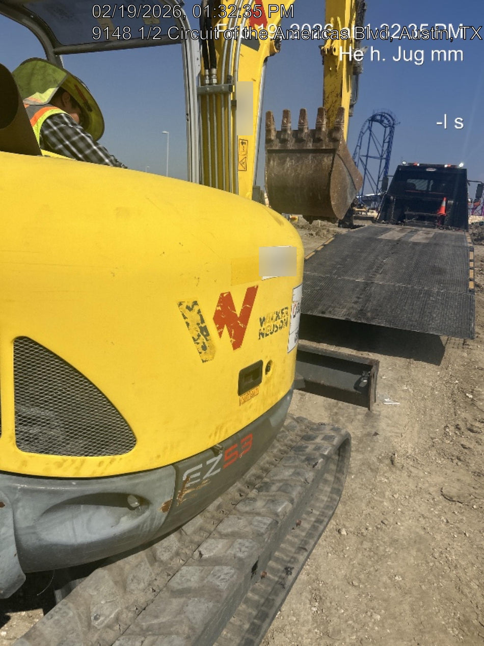 2018 Wacker Neuson EZ53 EZ53 12K Track Excavator, TRK,LGD,CNPY,PC, TRK,LGD,CNPY,PC, Manual QC, Hydraulic Thumb, Buckets: 24" , 18"