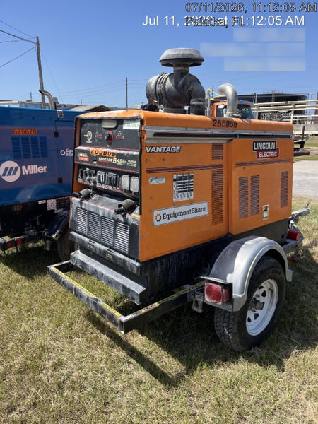 2022 Lincoln Electric Vantage 549X Crosslink Technology, Trailer Mounted, ES Decals, T3