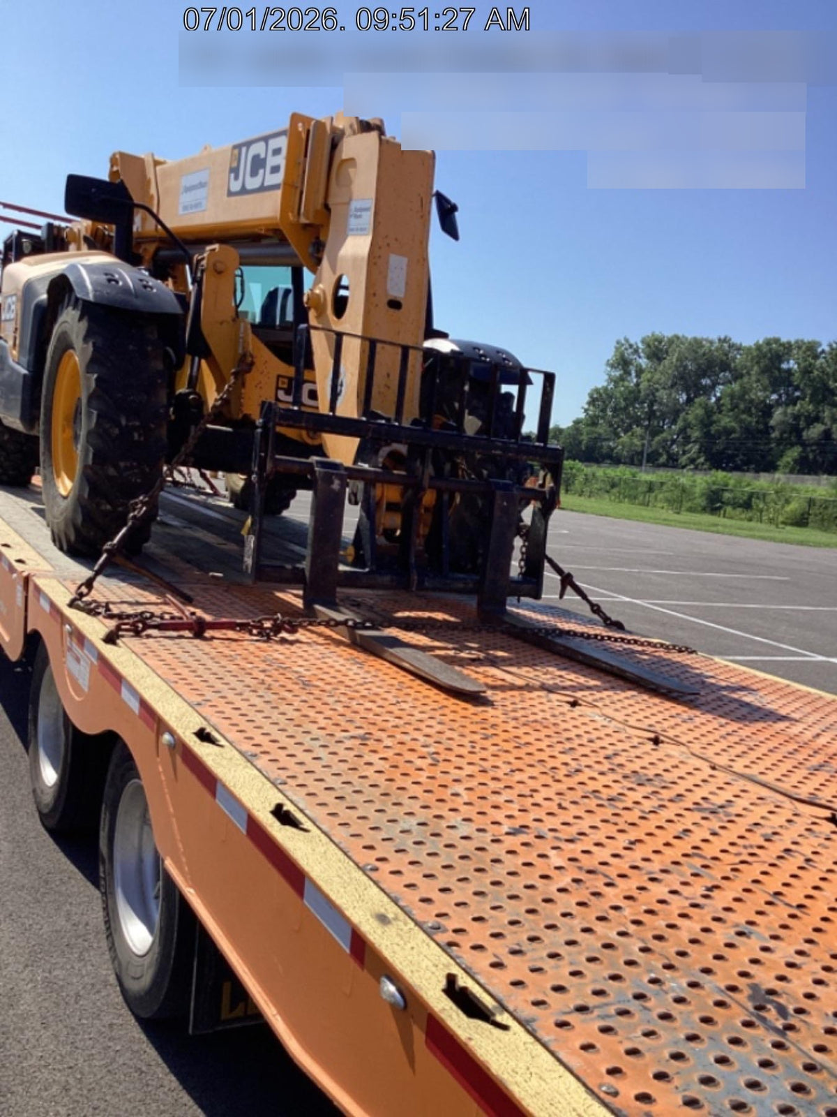 2019 JCB 506-36 Canopy, 74 HP, Foam Filled Tires, STD Worklight, Beacon, Aux Hydraulics, Lifting Eye, Back up Alarm 48" Carriage/48" Forks