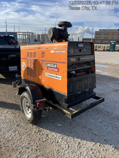 2022 Lincoln Electric Vantage 549X Crosslink Technology, Trailer Mounted, ES Decals, T3