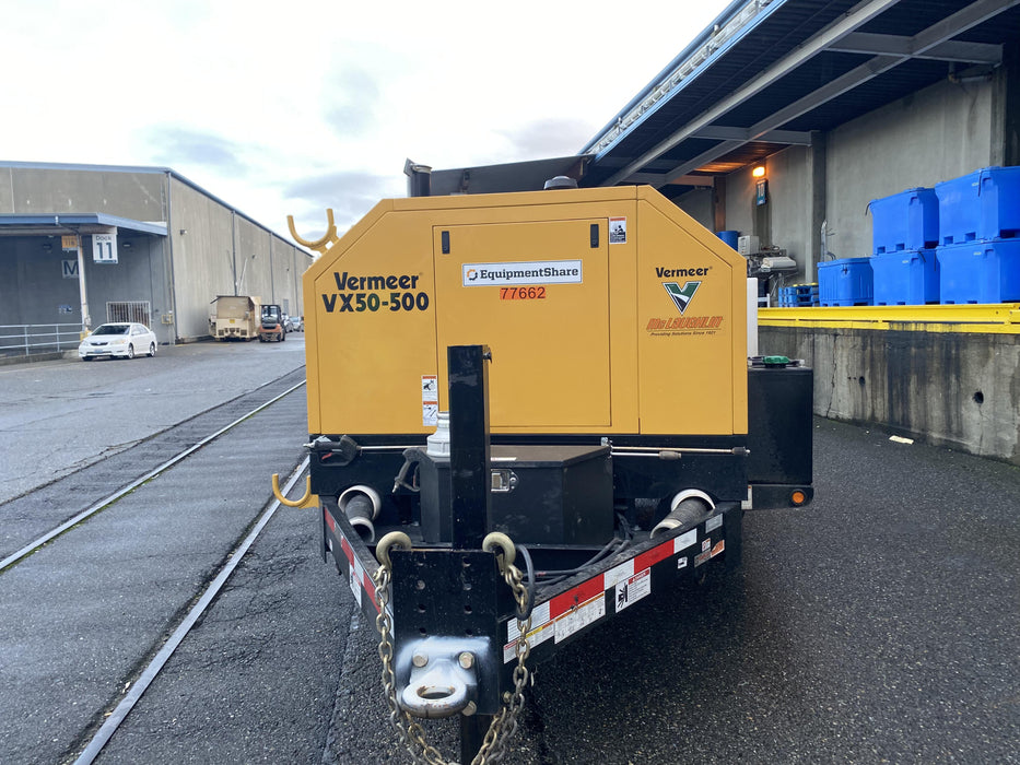 2020 Vermeer VX50-500 49Hp Kubota Diesel - 500 Gal Debris Tank - 1,025 CFM Vacuum Pump, Strong Arm, x2 205 Gal Water Tanks