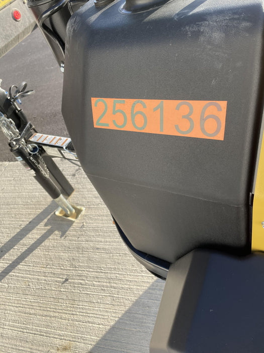 2022 Allmand NLV3GR (4) LED Light Fixture 350W, 23' Vertical Mast, 3kW Prime, Towable, ES Decals, T3