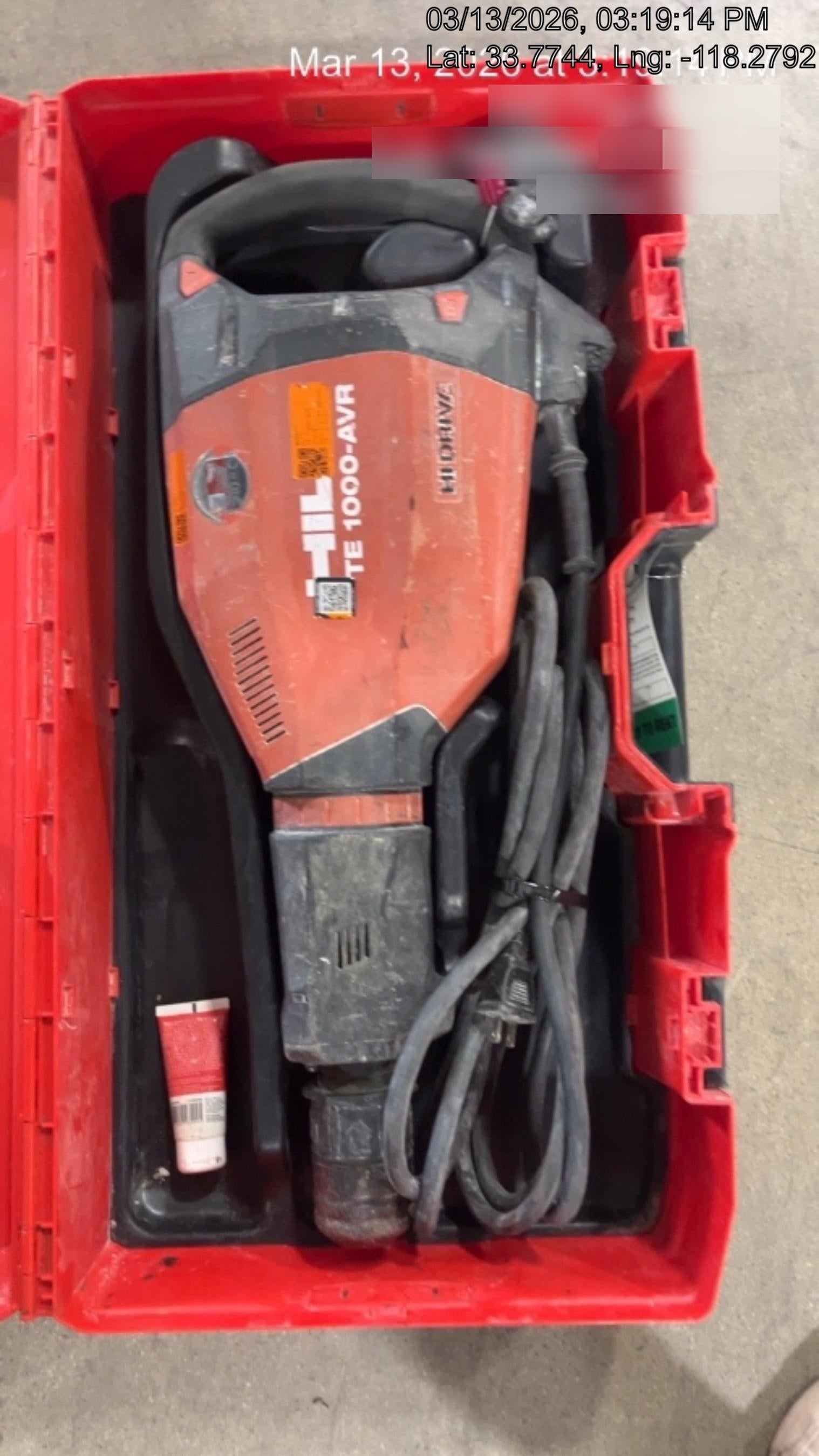 2024 HILTI TE 1000-AVR