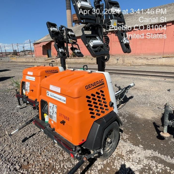 2023 Generac MLT2 Diesel, Flex Switch 120V Input, Powerzone Controller, 
(4) 320W LED Lights, 4kW Generator, 39.9 Gal Fuel Tank, 2" Ball, T3