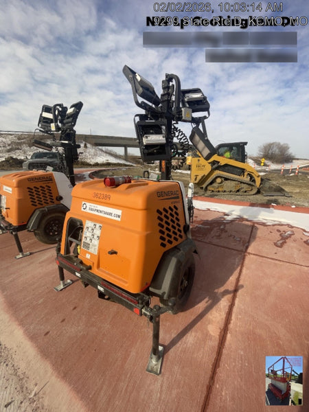 2023 Generac MLT2 Diesel, Flex Switch 120V Input, Powerzone Controller, 
(4) 320W LED Lights, 4kW Generator, 39.9 Gal Fuel Tank, 2" Ball, T3