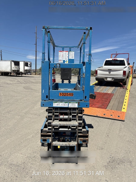 2020 Genie GS-1930 Solid Non Marking Tires, Beacon, Folding rails with half height swing gate, 800W Inverter