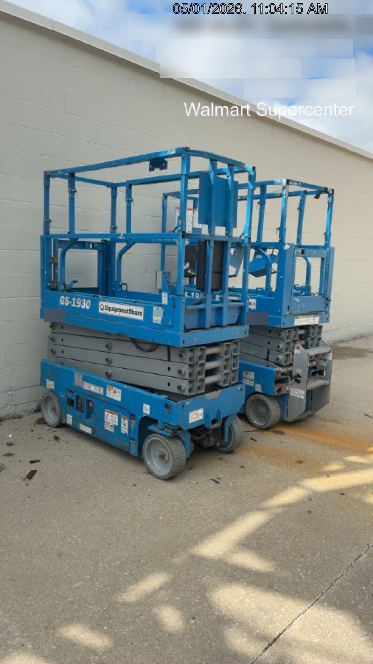 2020 Genie GS-1930 Solid Non Marking Tires, Beacon, Folding rails with half height swing gate