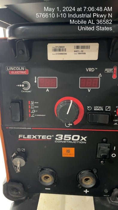 2022 LINCOLN ELECTRIC FLEXTEC 350X