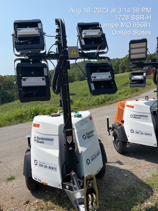 2023 Generac MLT2 Diesel, Flex Switch 120V Input, Powerzone Controller, (4) 320W LED Lights, 4kW Generator, 39.9 Gal Fuel Tank, 2" Ball, T3