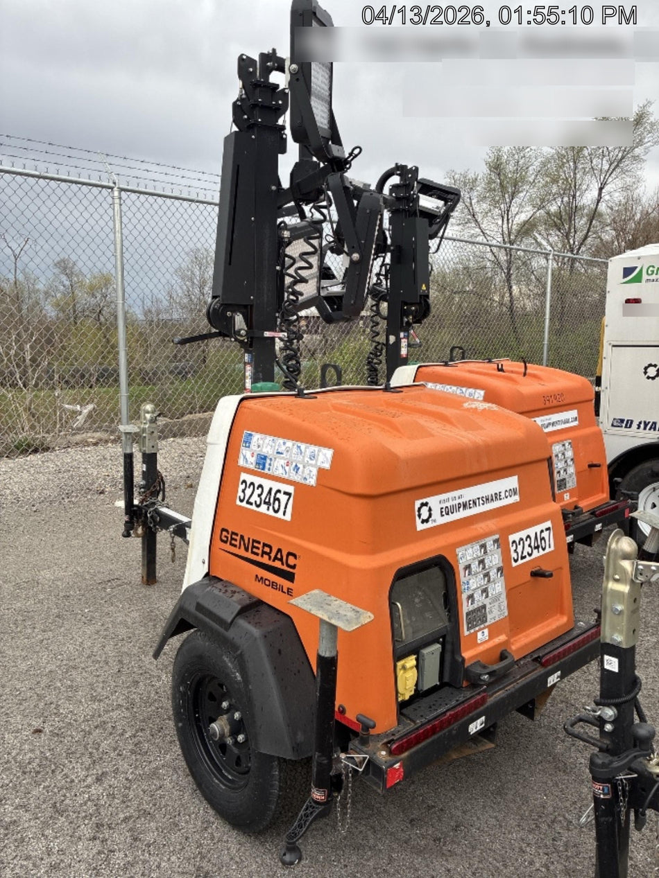 2023 Generac MLT2 Diesel, Flex Switch 120V Input, Powerzone Controller, (4) 320W LED Lights, 4kW Generator, 39.9 Gal Fuel Tank, 2" Ball, T3