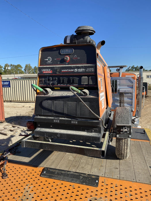 2021 Lincoln Electric Vantage 549X Ready Pak 3, ORANGE (includes trailer, cable rack, fender light kit)