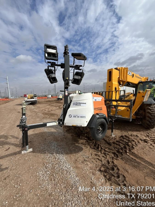 2023 Generac MLT2 Diesel, Flex Switch 120V Input, Powerzone Controller, (4) 320W LED Lights, 4kW Generator, 39.9 Gal Fuel Tank, 2" Ball, T3