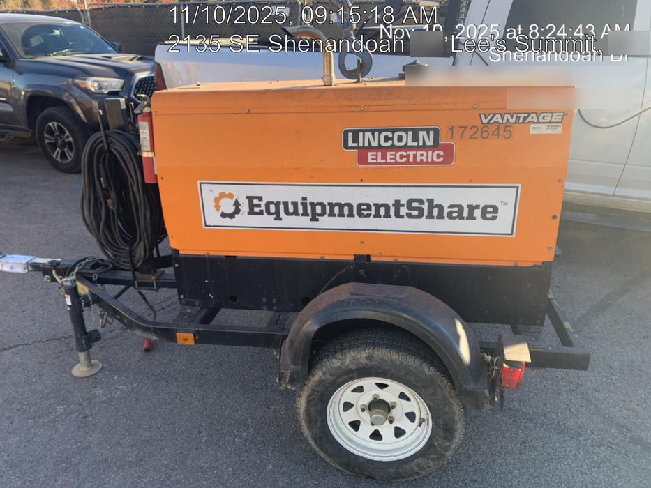 2022 Lincoln Electric LE400 Kubota V1505, Trlr, Cable Rack, Light Kit, ES Decals, T3