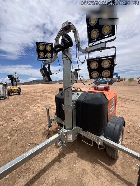 2024 Wanco WLTT-4MM4K Diesel, Deep Sea Controller, Shore Power Plug, Auto Start, (4) 350W LED Floodlights, 4kW Generator, 60 Gal Fuel Tank, 2" Ball, T3