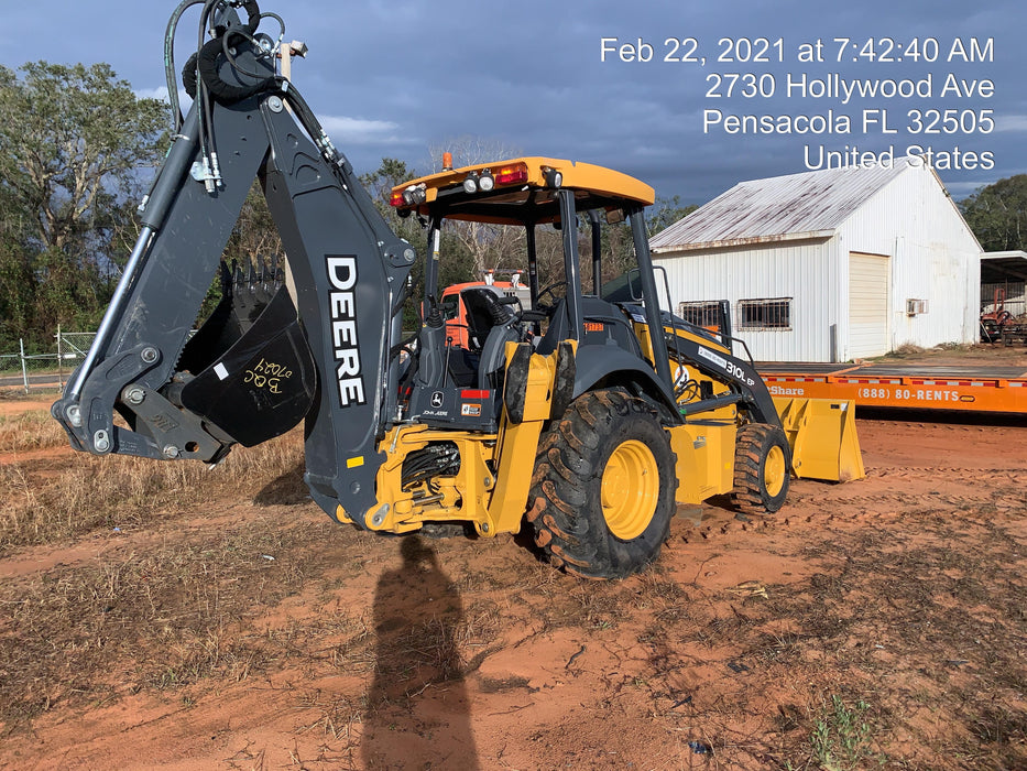 2020 John Deere 310LEP - Extendable Stick Canopy, 4WD, Extendable Stick, Pilot Controls, 2 Way Hydraulics, TAG Manual QC