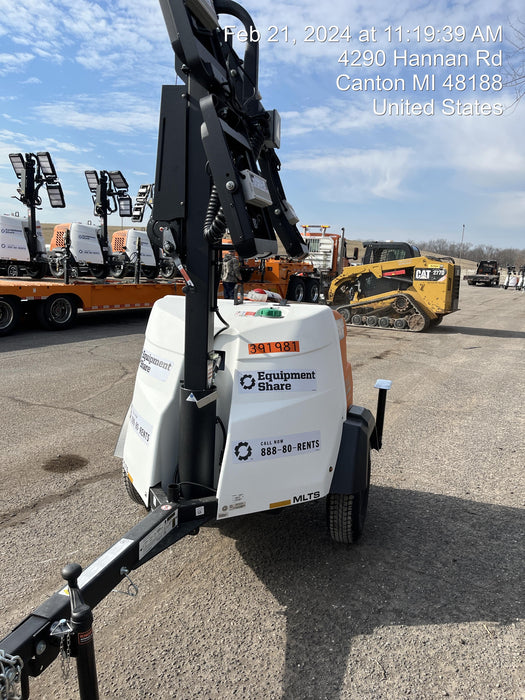 2024 Generac MLT2 Diesel, Flex Switch 120V Input, Powerzone Controller, 
(4) 320W LED Lights, 4kW Generator, 39.9 Gal Fuel Tank, 2" Ball, T3