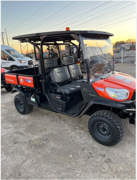2023 Kubota RTV-X1140W-H 4WD, LED Strobe, Windshield Acrylic Clear, Plastic Canopy, Wire Harness Kit, Backup Alarm