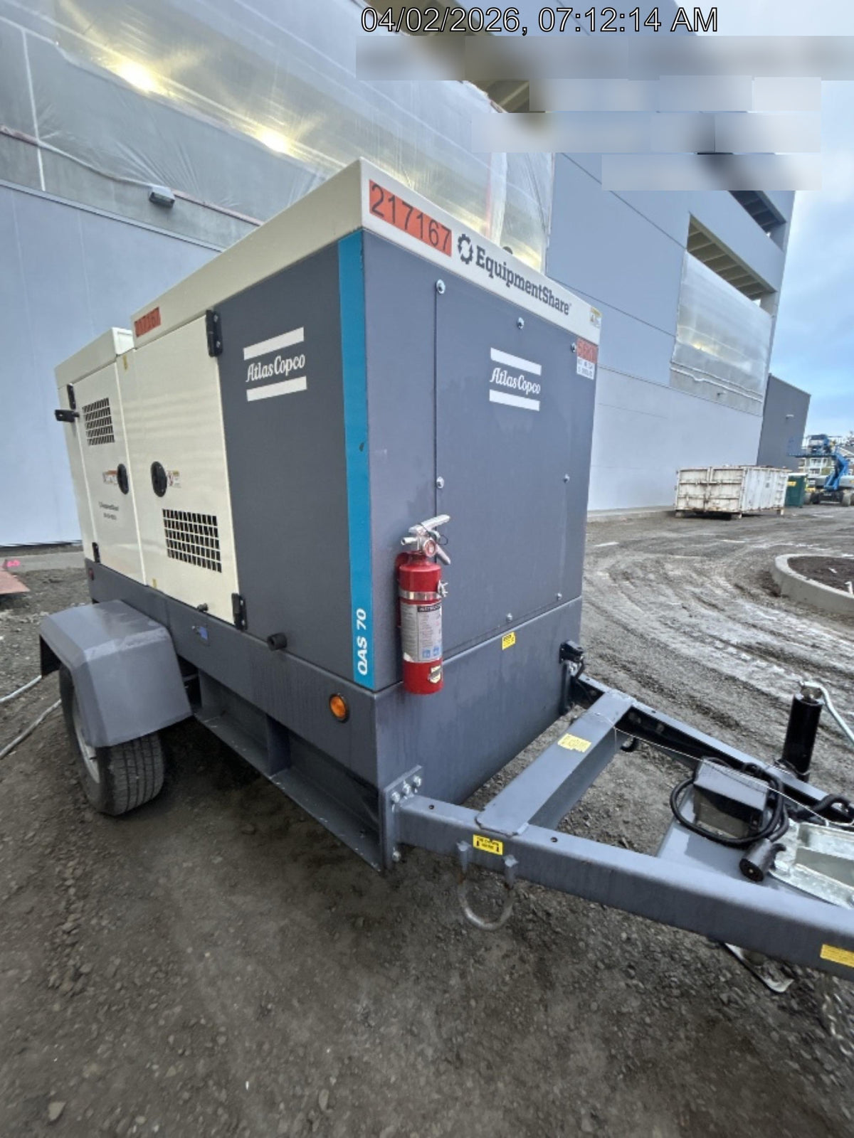 2022 ATLAS COPCO QAS 70