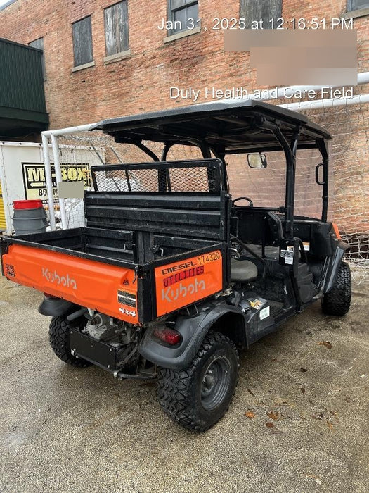 2022 Kubota RTV-X1140W-H Plastic Canopy, Windshield Acrylic Clear, LED Strobe Light, Wire Harness Kit, Back up Alarm