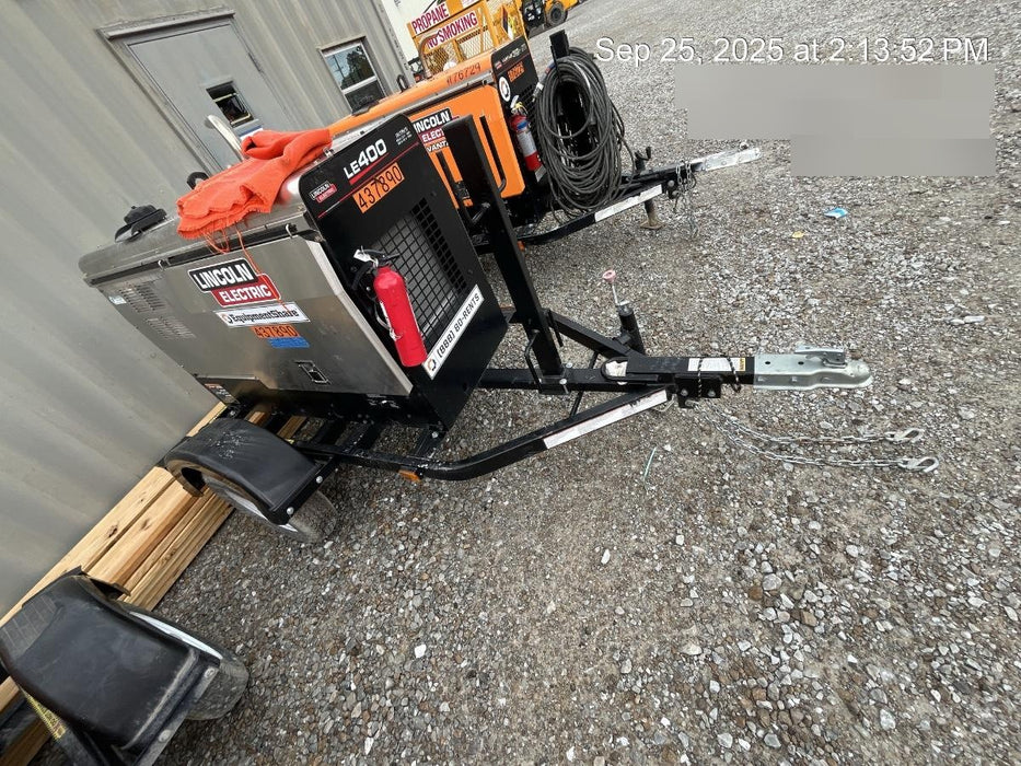 2024 Lincoln Electric LE400 Kubota V1505, Trlr, Cable Rack, Light Kit, ES Decals, T3