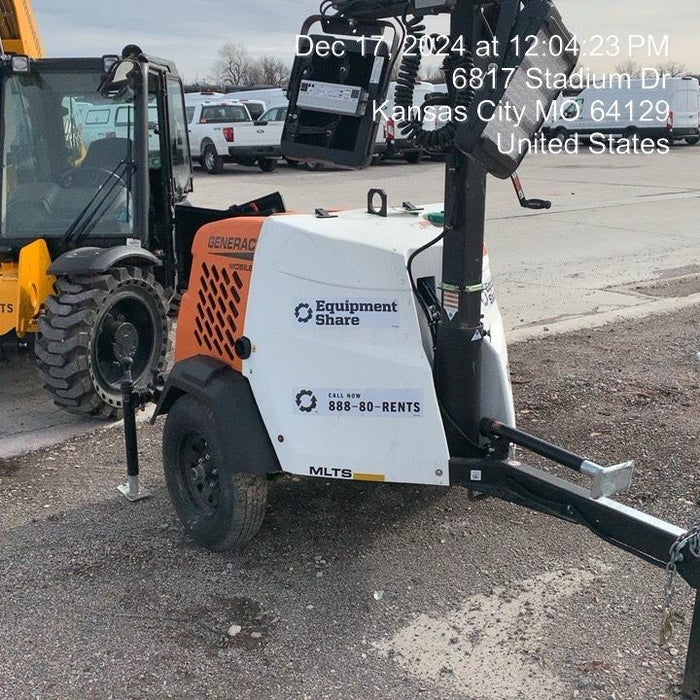 2024 Generac MLT2 Diesel, Flex Switch 120V Input, Powerzone Controller, 
(4) 320W LED Lights, 4kW Generator, 39.9 Gal Fuel Tank, 2" Ball, T3