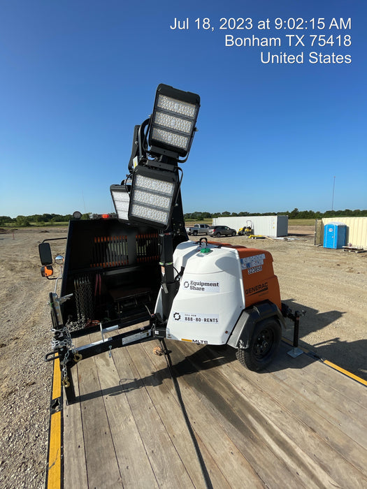 2023 Generac MLT2 Diesel, Flex Switch 120V Input, Powerzone Controller, (4) 320W LED Lights, 4kW Generator, 39.9 Gal Fuel Tank, 2" Ball, T3