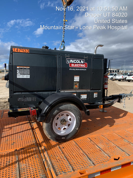 2021 Lincoln Electric Dual Maverick 200/200X Ready Pak 3 (includes trailer, cable rack, fender light kit)