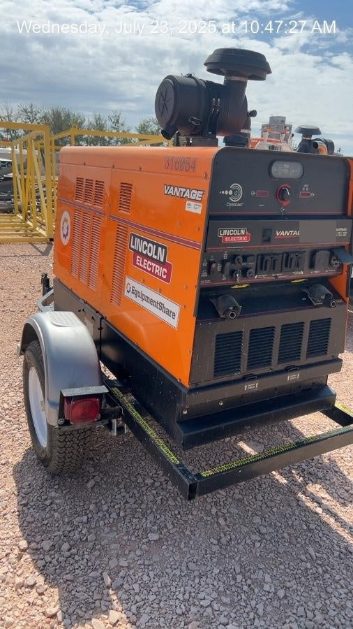 2023 Lincoln Electric Vantage 549X Crosslink Technology, Trailer Mounted, ES Decals, T3