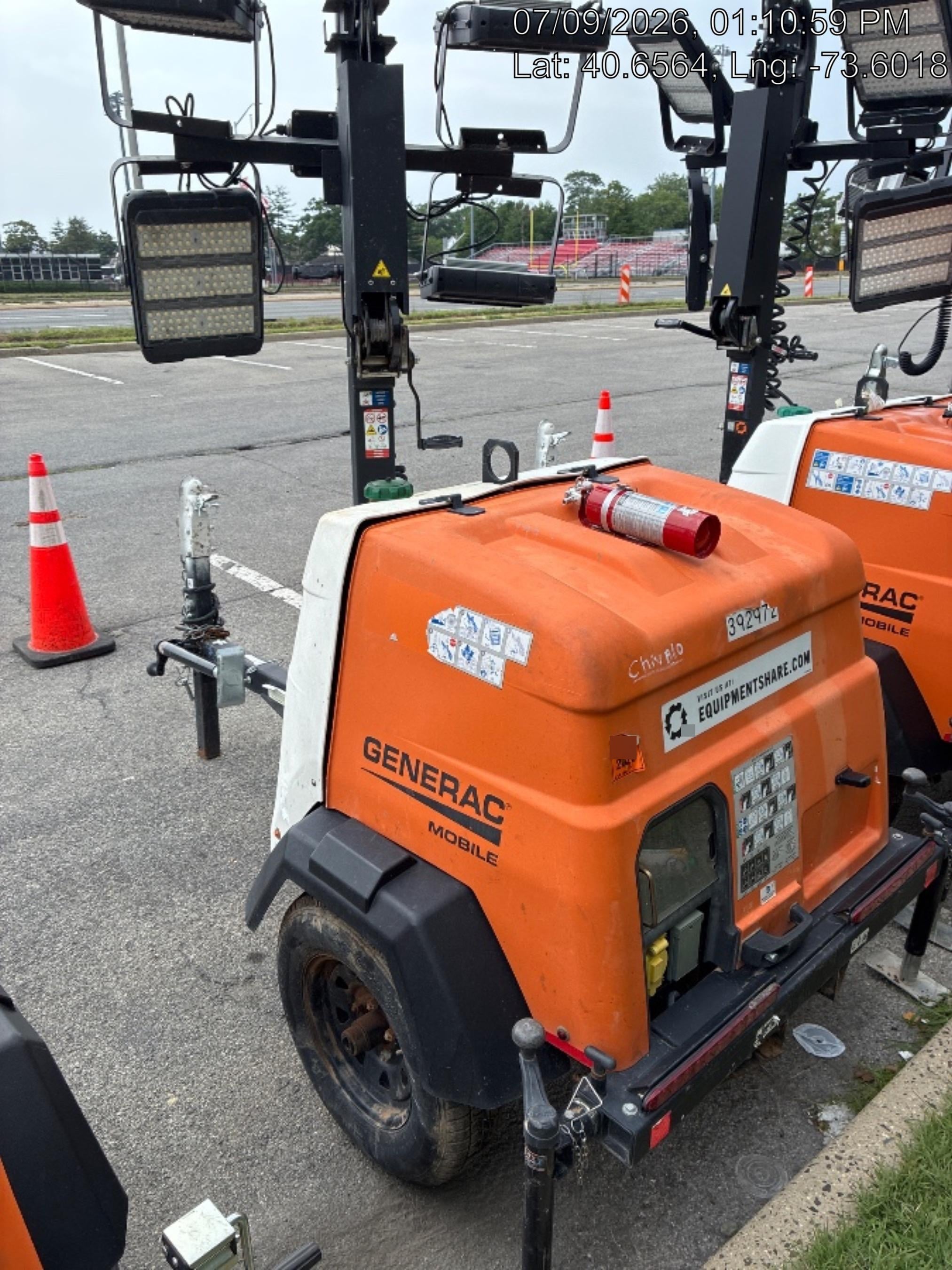 2024 Generac MLT2 Diesel, Flex Switch 120V Input, Powerzone Controller, 
(4) 320W LED Lights, 4kW Generator, 39.9 Gal Fuel Tank, 2" Ball, T3