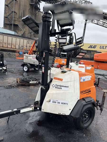 2023 Generac MLT2 Diesel, Flex Switch 120V Input, Powerzone Controller, (4) 320W LED Lights, 4kW Generator, 39.9 Gal Fuel Tank, 2" Ball, T3