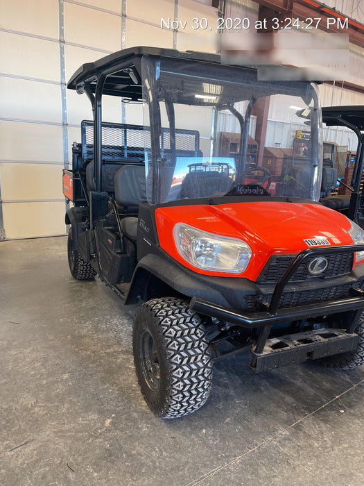 Kubota RTV-X1140W-H Canopy, 4-Seater, Diesel, Windshield Acrylic Clear, LED Strobe, Backup Alarm