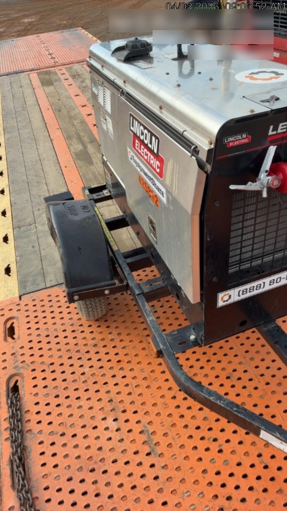 2024 Lincoln Electric LE400 Kubota V1505, Trlr, Cable Rack, Light Kit, ES Decals, T3