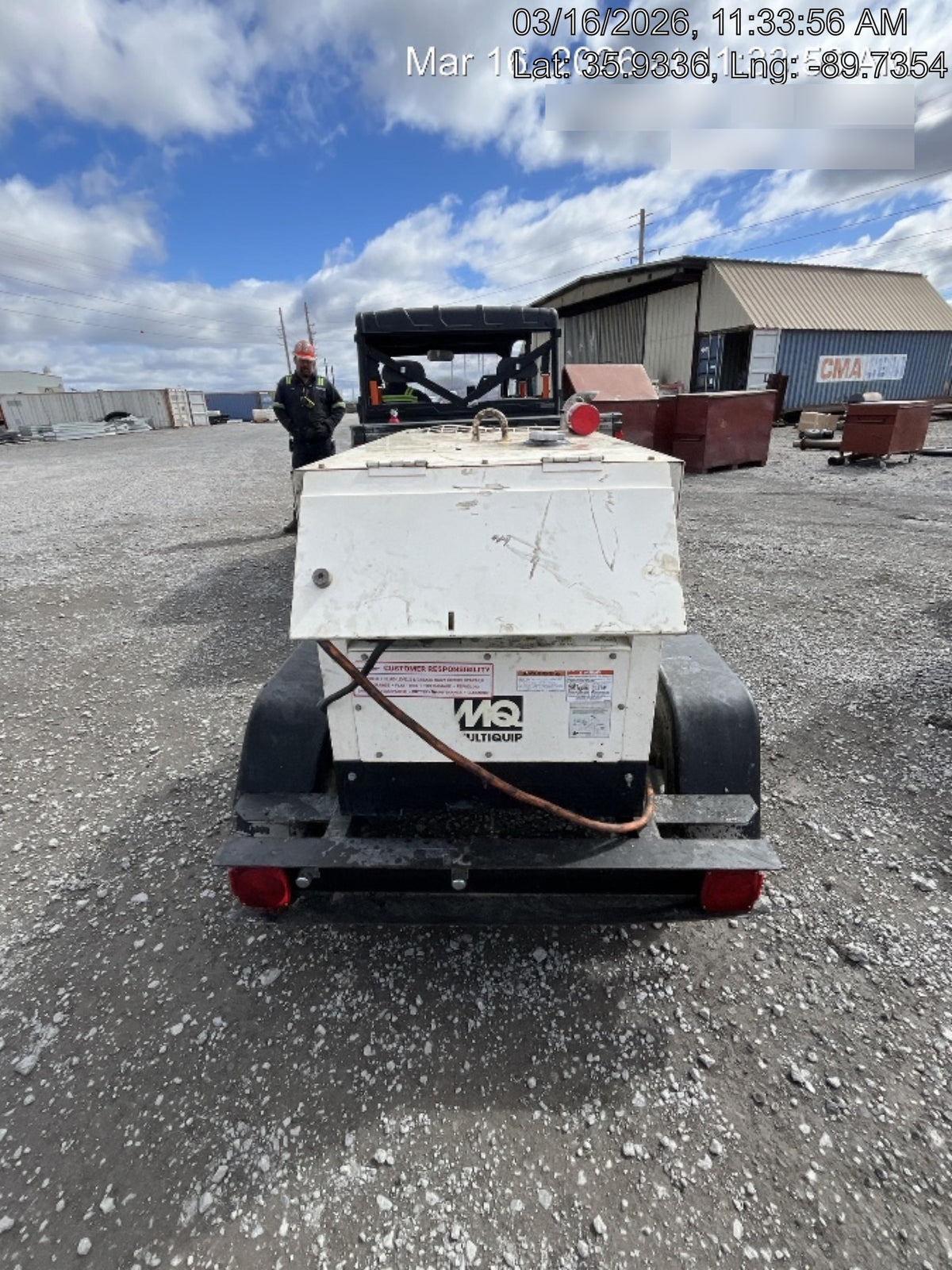 2018 Multiquip DLW300ESA1 Multiquip DLW300ESA1 300 Amp Welder w/Trailer, 100' of Lead, 50' of Ground, Wired Remotes