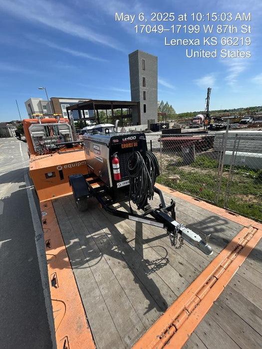 2024 Lincoln Electric LE400 Kubota V1505, Trlr, Cable Rack, Light Kit, ES Decals, T3