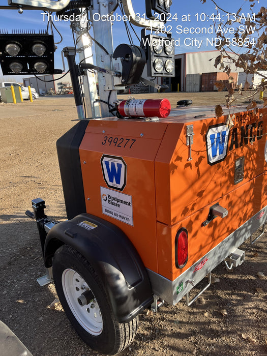 2024 Wanco WLTT-4MM4K Diesel, Deep Sea Controller, Shore Power Plug, Auto Start, (4) 350W LED Floodlights, 4kW Generator, 60 Gal Fuel Tank, 2" Ball, T3