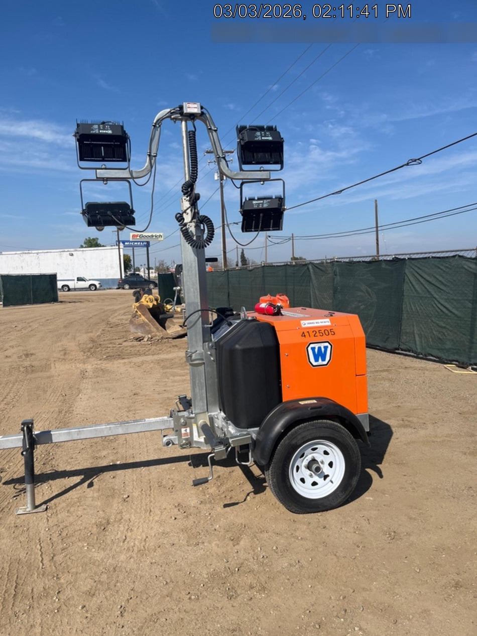 2024 Wanco WLTT-4MM4K Diesel, Deep Sea Controller, Shore Power Plug, Auto Start, (4) 350W LED Floodlights, 4kW Generator, 60 Gal Fuel Tank, 2" Ball, T3