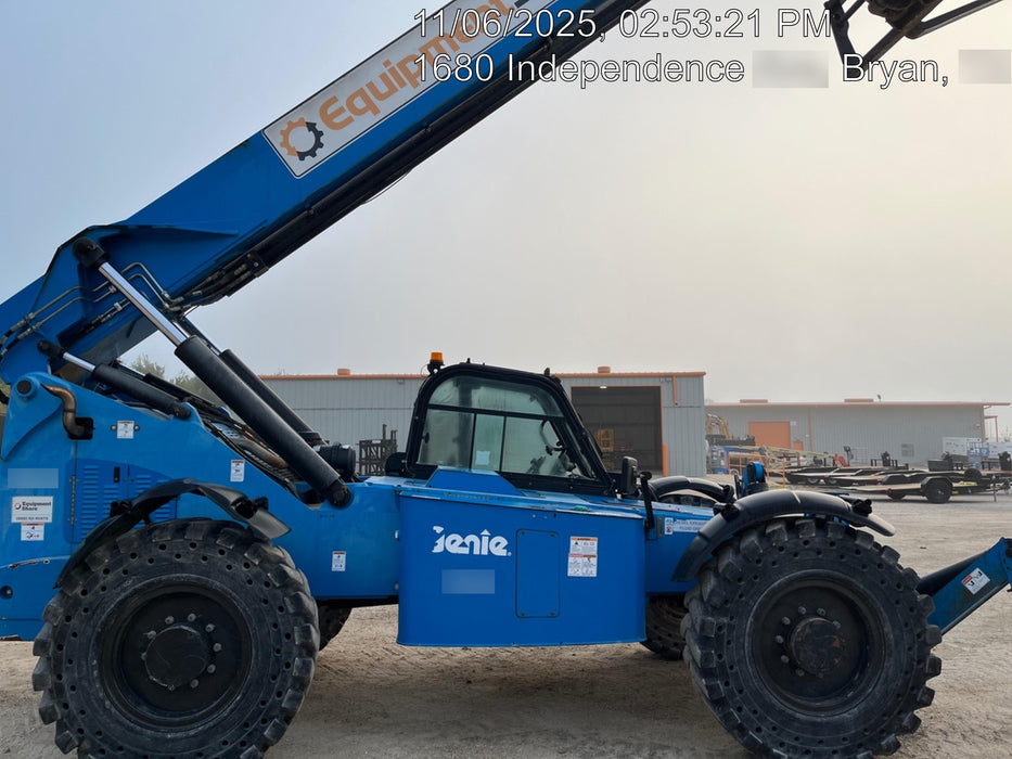 2018 Genie GTH-1056 Genie GTH-1056 w/Enclosed Cab w/HVAC, Work Lights, Solid Tires, Beacon, 60" Carriage and Forks