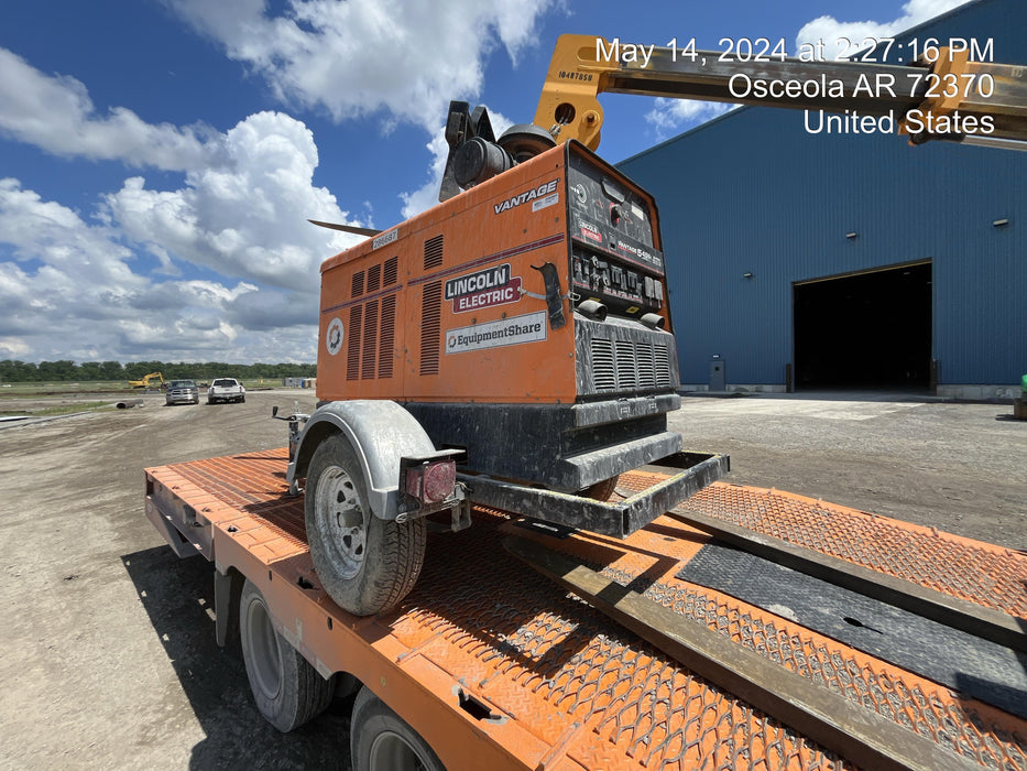 2022 Lincoln Electric Vantage 549X Crosslink Technology, Trailer Mounted, ES Decals, T3
