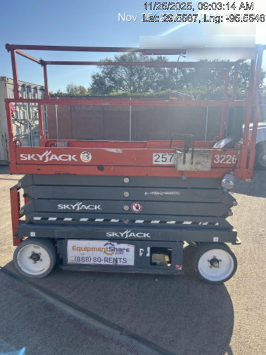 2016 Skyjack SJIII-3226 Standard Options