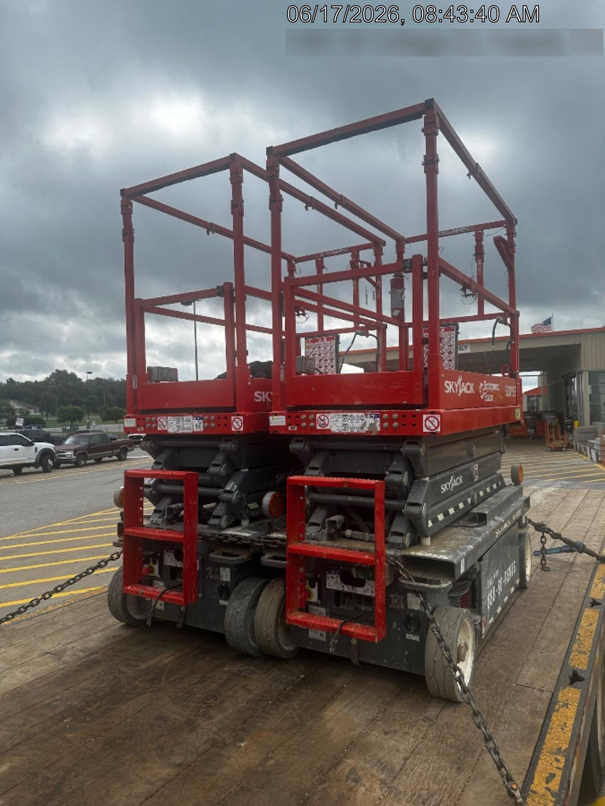 2024 Skyjack SJ3219 Electric Drive, Sld NM Tires, DBcns, RFRails, Power to Platform, T3 + Access Control