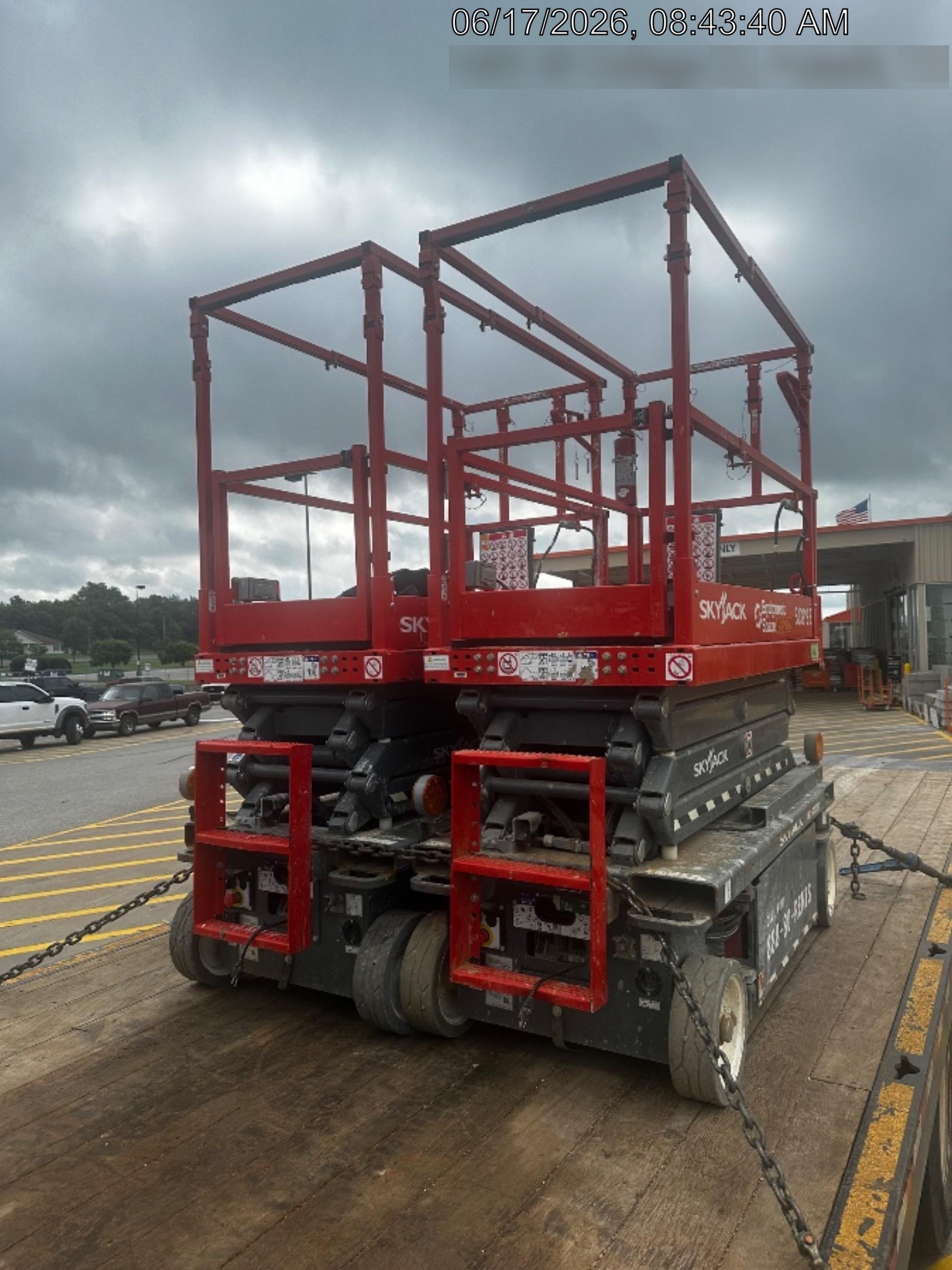 2024 Skyjack SJ3219 Electric Drive, Sld NM Tires, DBcns, RFRails, Power to Platform, T3 + Access Control