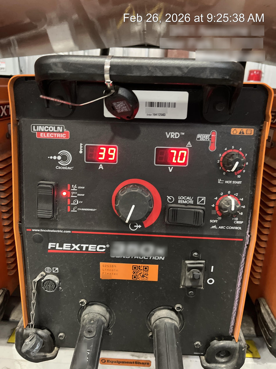2025 LINCOLN ELECTRIC FLEXTEC 350X