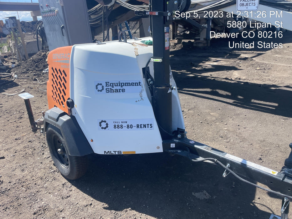 2023 Generac MLT2 Diesel, Flex Switch 120V Input, Powerzone Controller, (4) 320W LED Lights, 4kW Generator, 39.9 Gal Fuel Tank, 2" Ball, T3