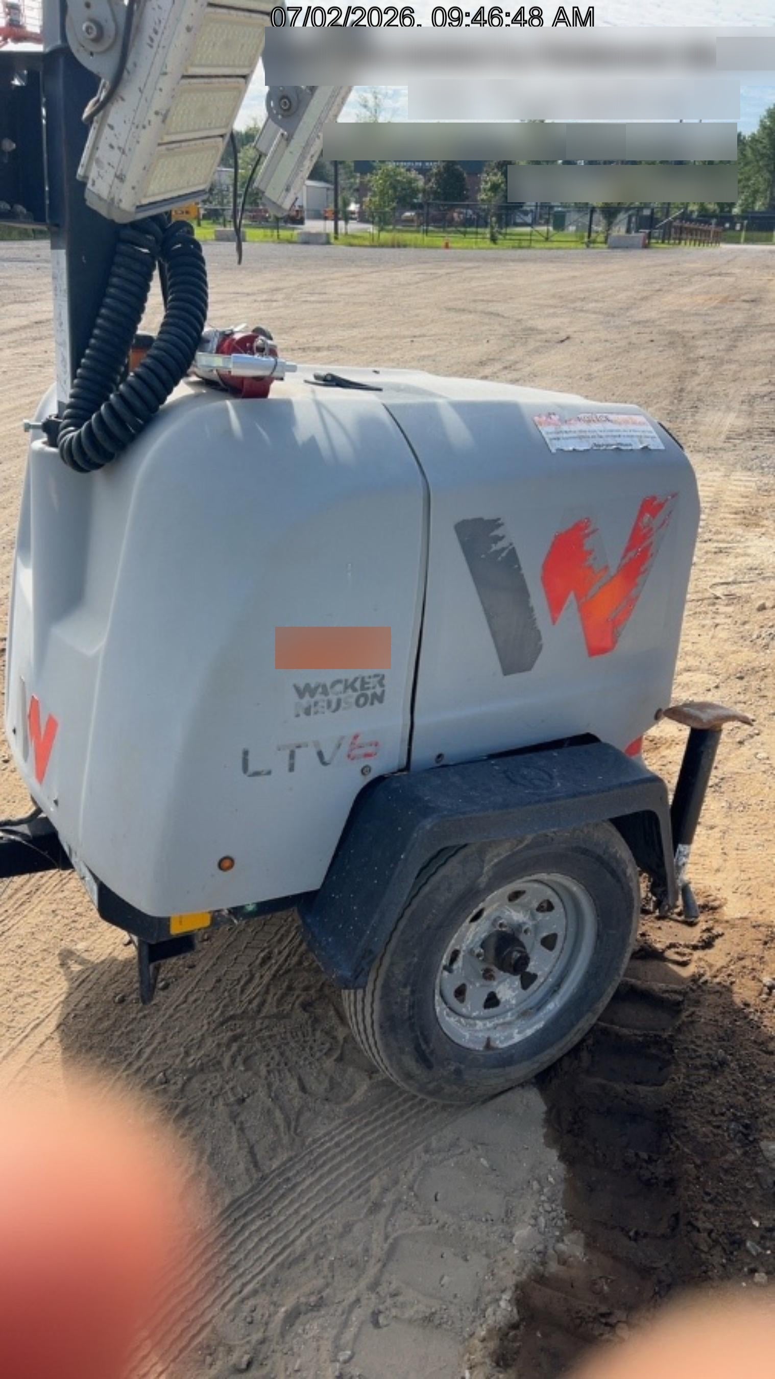 2019 Wacker Neuson LTV6K-LED Standard LED Towable Light Tower w/None