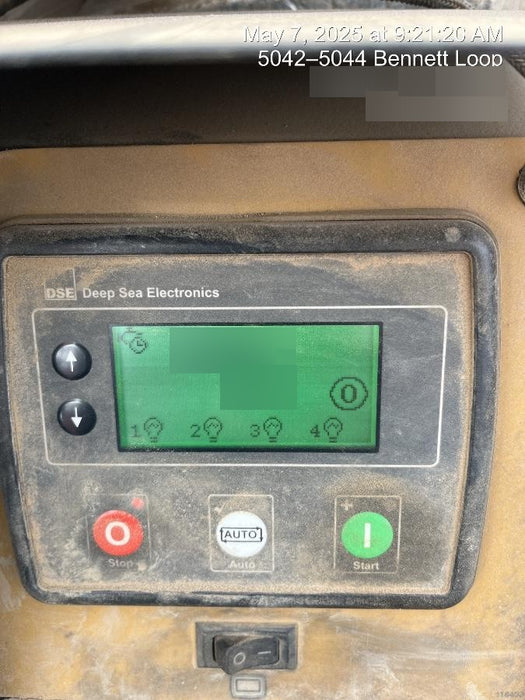 2022 Allmand NLV3GR (4) LED Light Fixture 350W, 23' Vertical Mast, 3kW Prime, Towable, Deep Sea L401, Leveling Jacks, Yanmar T4F 5.8hp