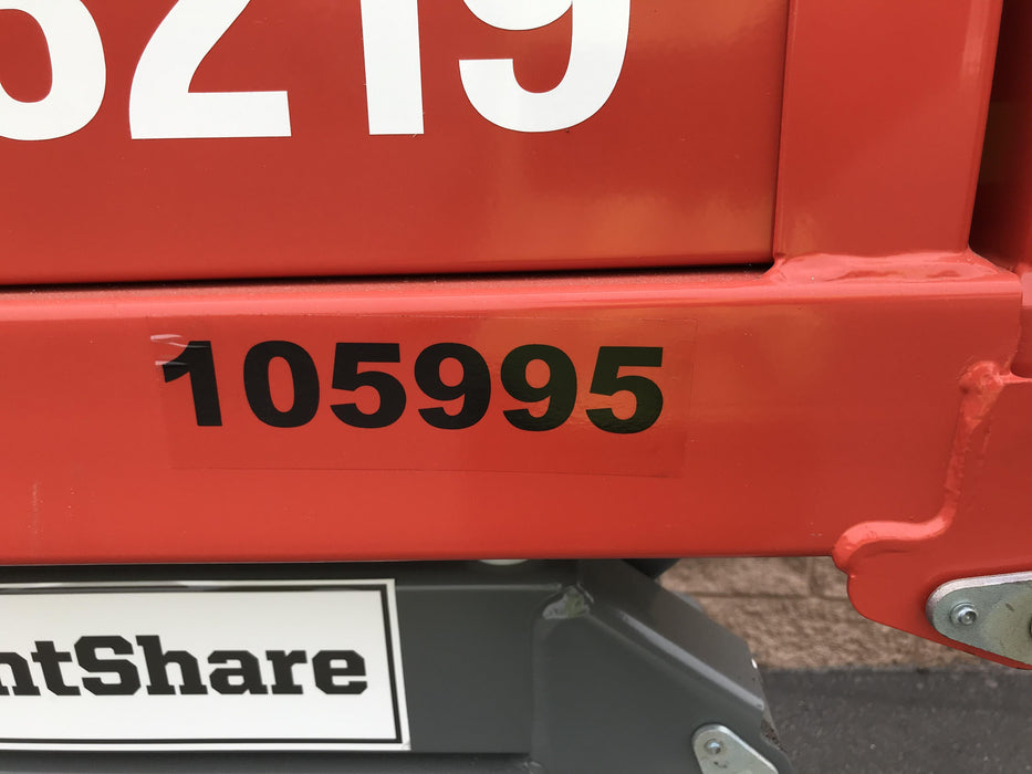 2020 Skyjack SJIII-3219 Solid NM Tires, Half height spring hinged entry gate, Dual Beacons, 800W Inverter